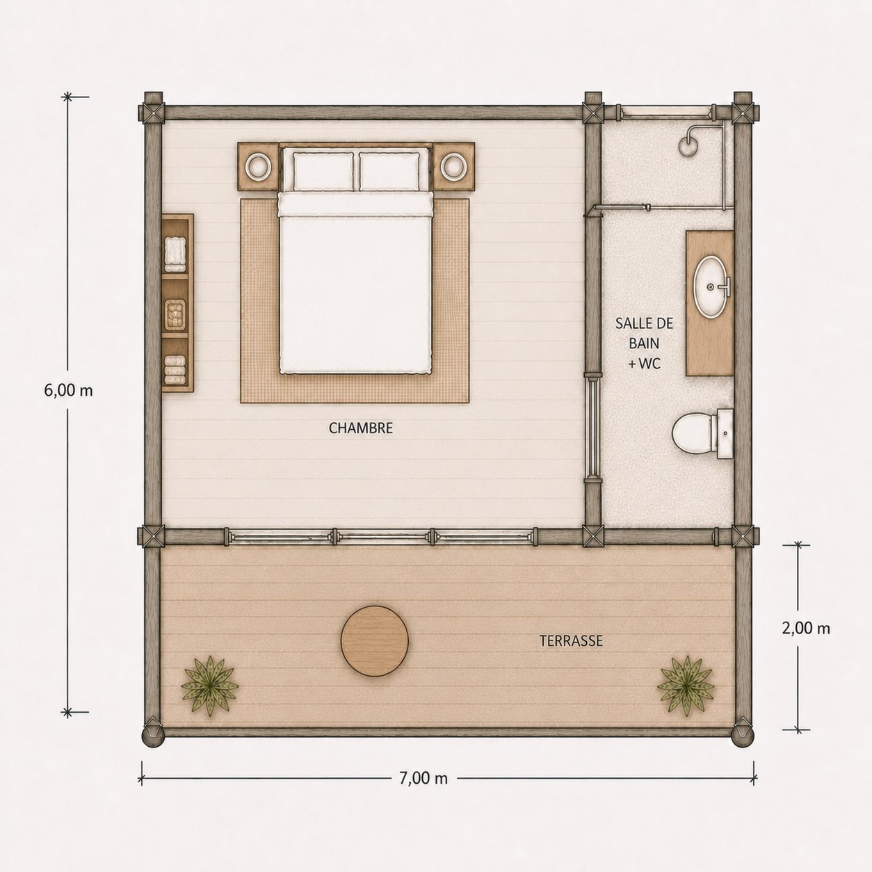 Standard villa floor plan